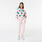 lacoste women s holiday oversized fit hooded fleece sweatshirt