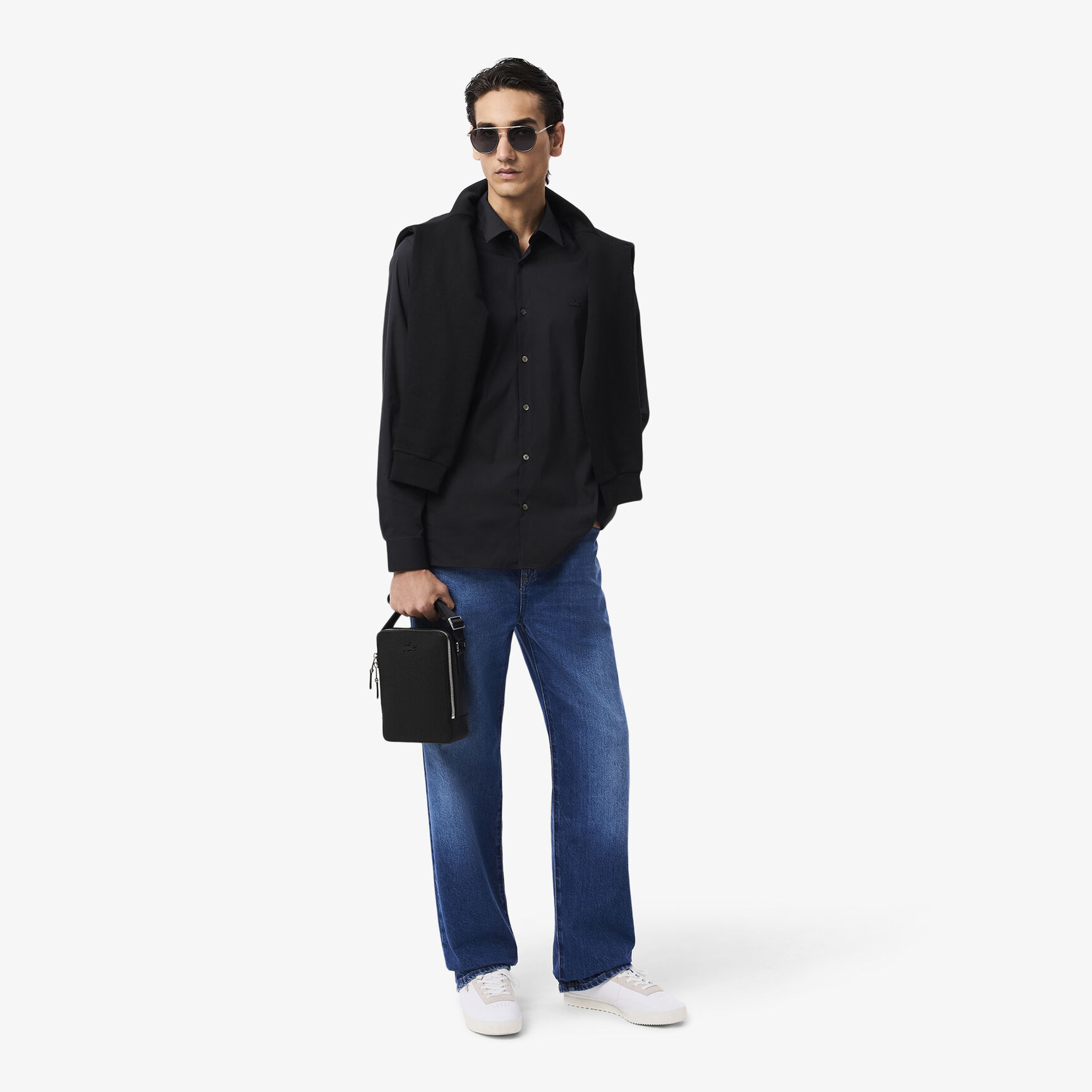 Chantaco Pique Leather Shoulder Bag