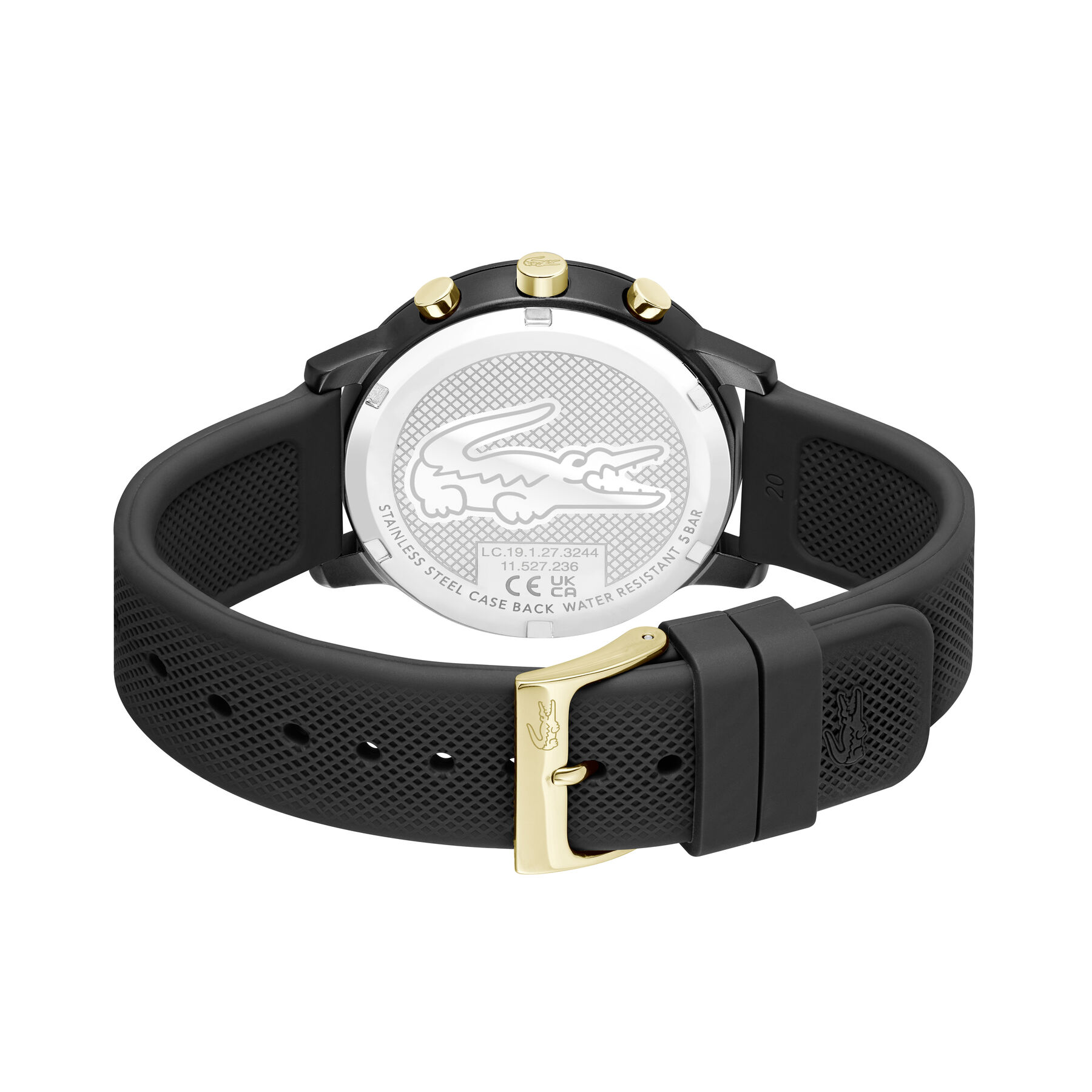 Lacoste Mens Black Dial Watch