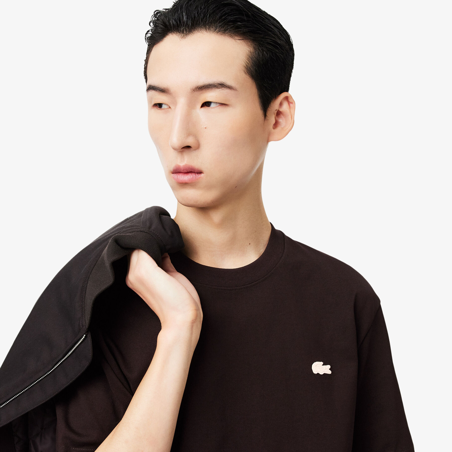 Printed Heavy Cotton T-shirt lacoste printed heavy cotton t shirt