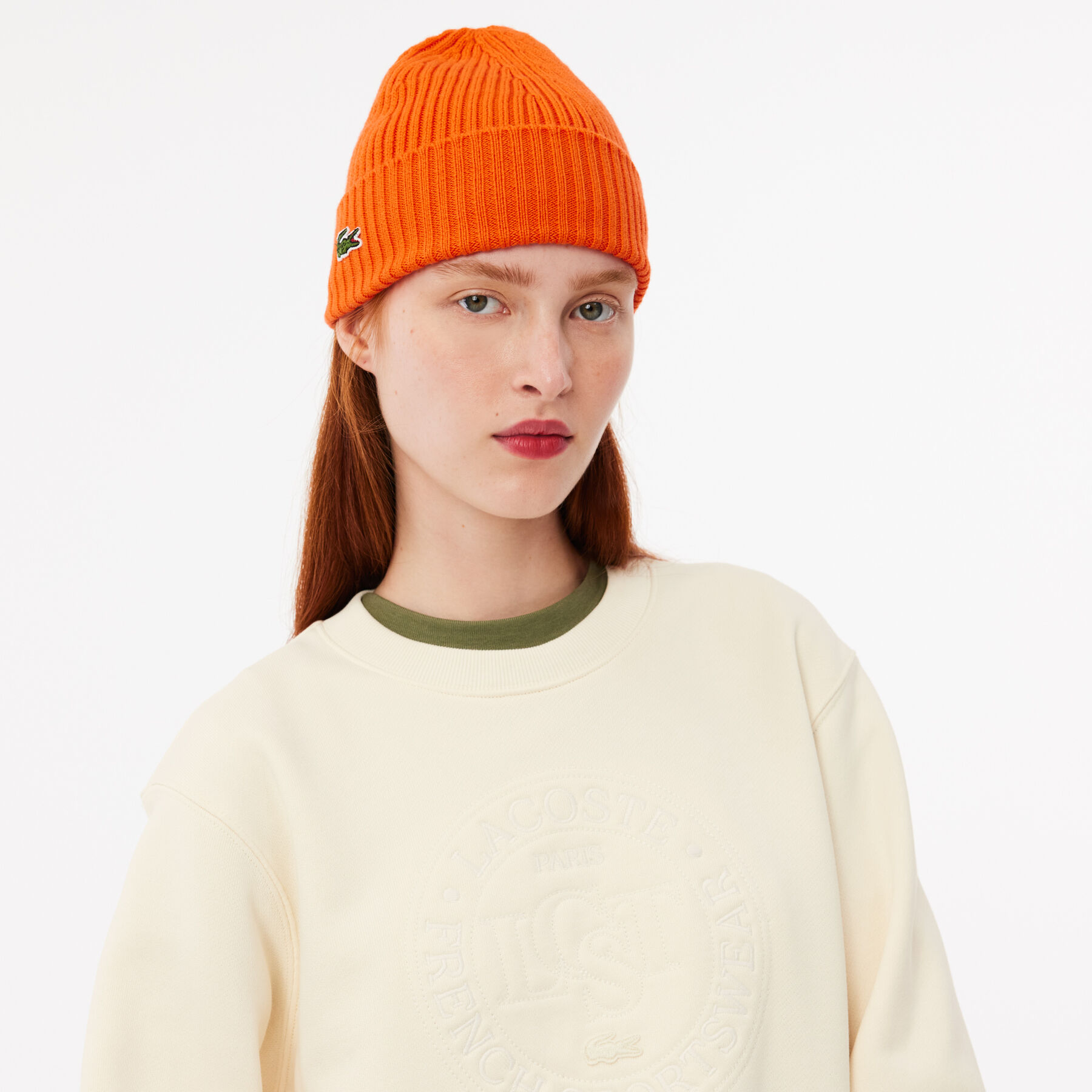 Embroidered Cotton Sweatshirt lacoste embroidered cotton sweatshirt
