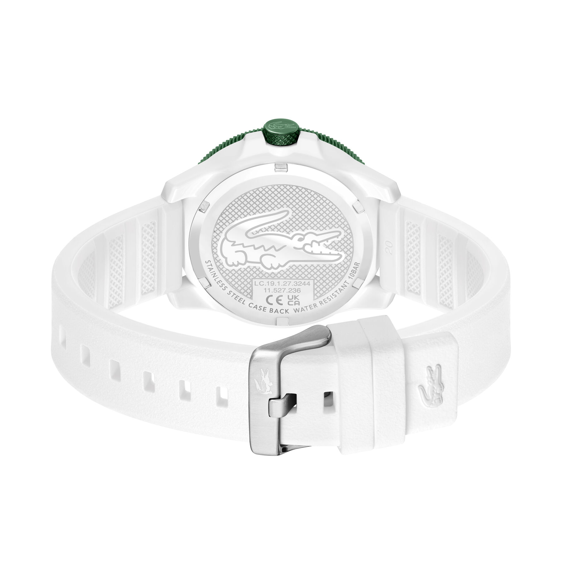 Three-Hand Silicone Strap Men's Watch lacoste three hand silicone strap men s watch