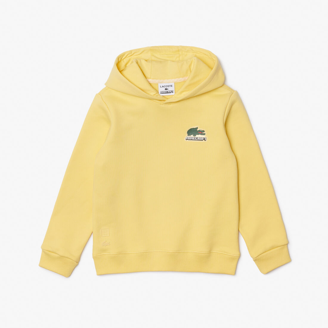 هودي قطن عضوي بغطاء رأس مجموعة Lacoste &times; Minecraft للأطفال