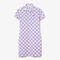 Women’s Lacoste LIVE Checkerboard Pattern Cotton Piqué Polo Dress women s lacoste live checkerboard pattern cotton piqu polo dress