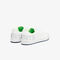 lacoste men s carnaby evo leather and citrus accent trainers