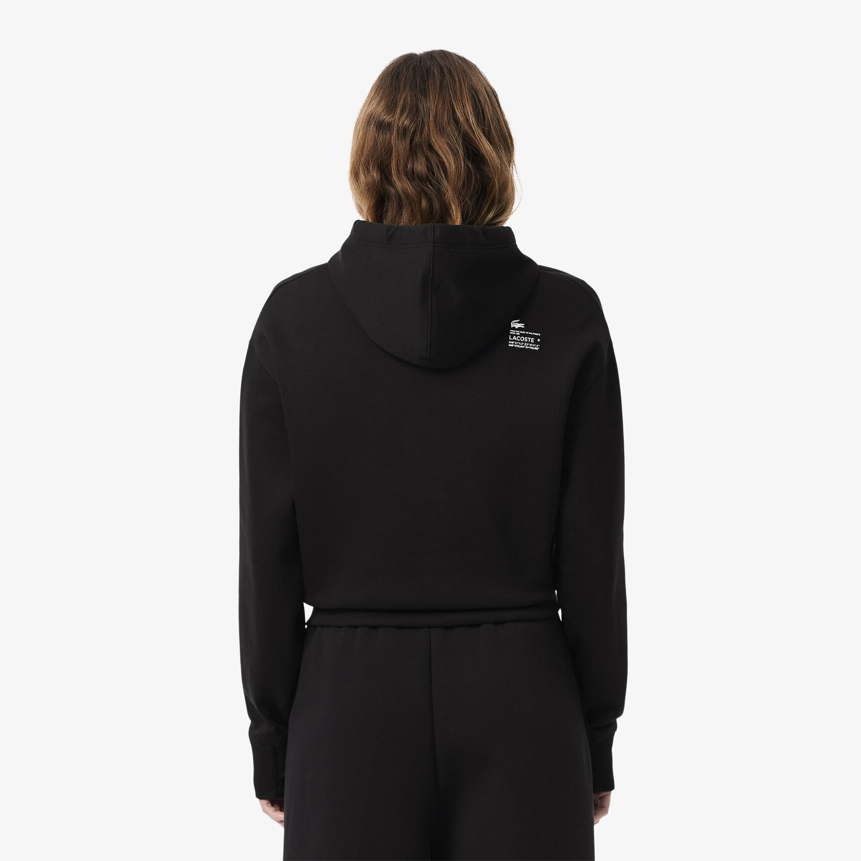 Short Cut Cotton Hoodie