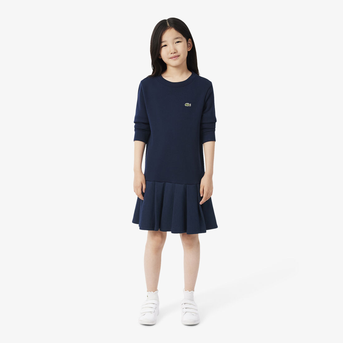 Long Sleeved Fleece Dress lacoste long sleeved fleece dress