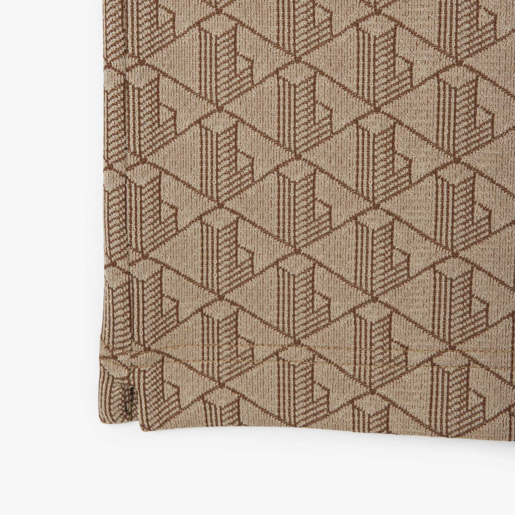 Classic Fit Monogram Jacquard Polo Shirt