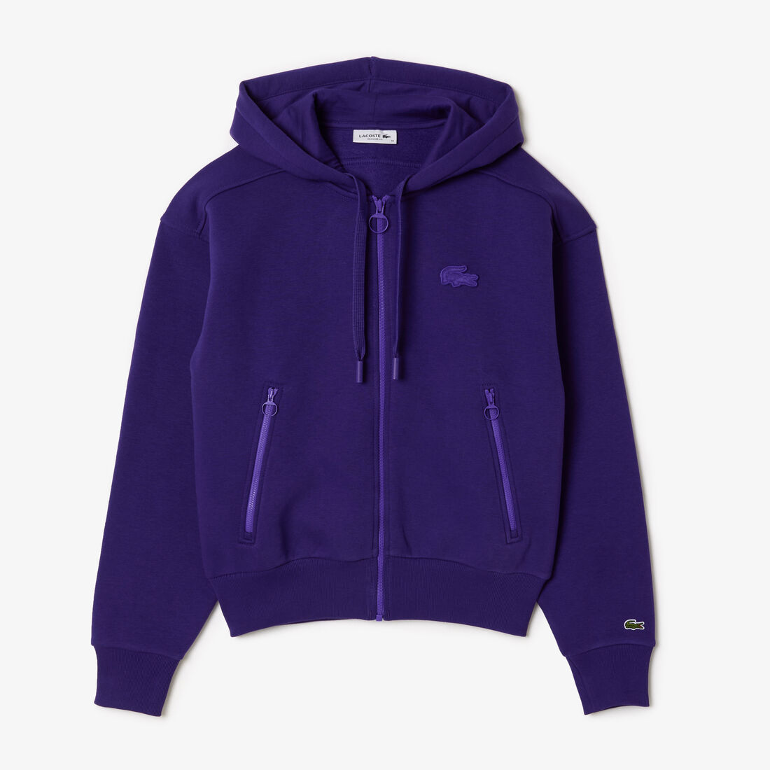 Zipped Cotton Jogger Sweatshirt