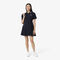 Flared Badge Accent Petit Pique Dress
