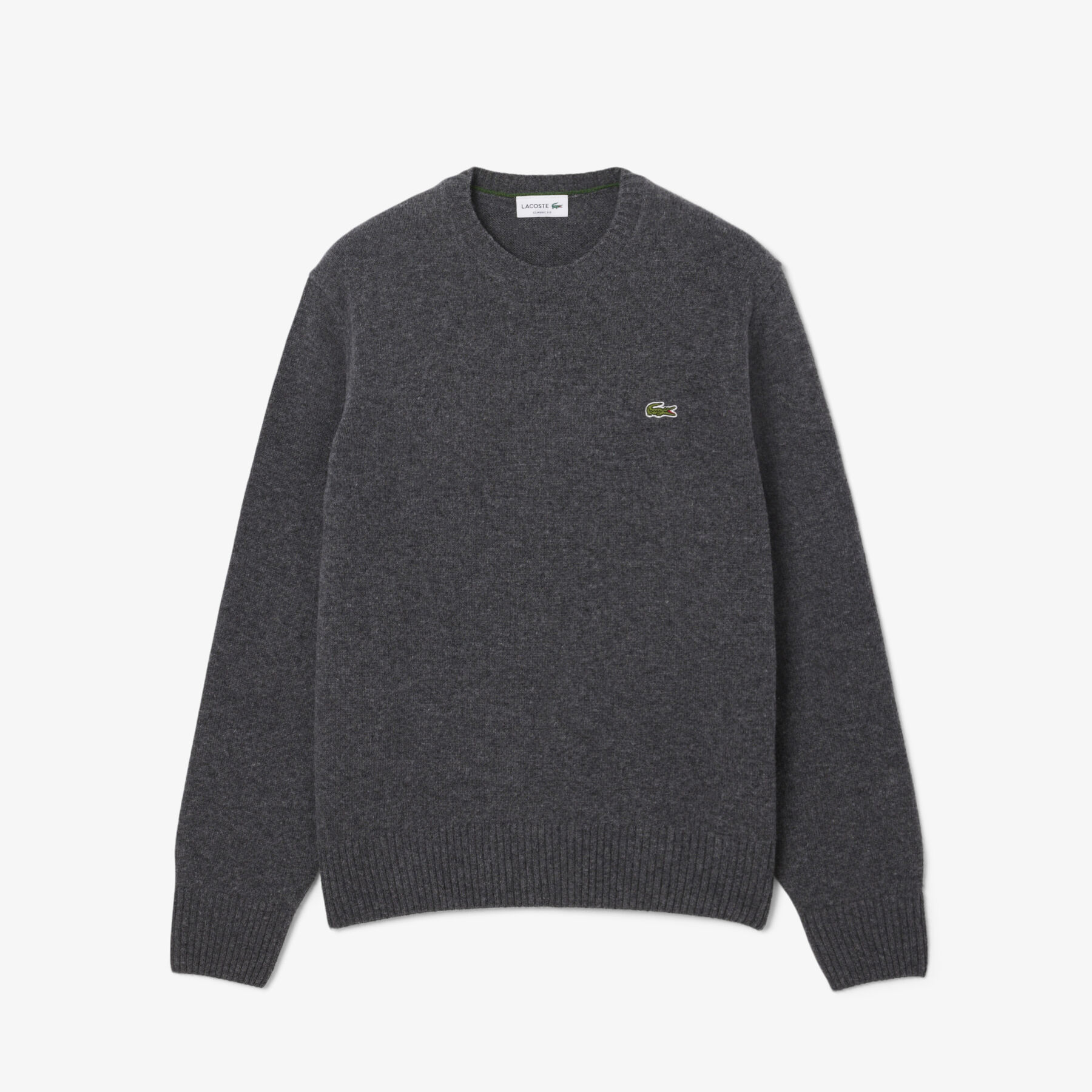 Wool Crew Neck Sweater lacoste wool crew neck sweater