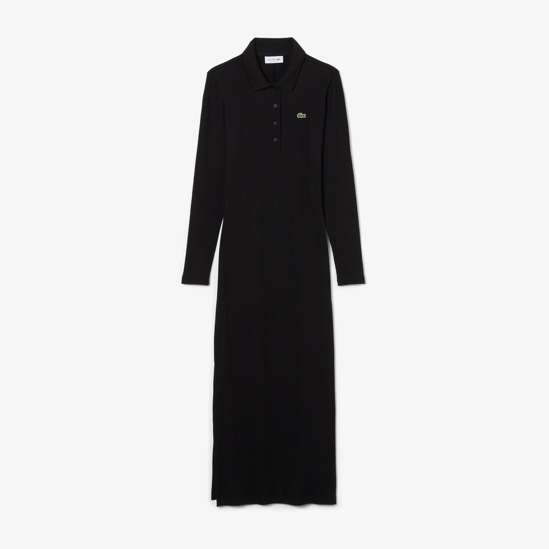 قصة ضيقة Ribbed قطن Polo Collar فستان Slim Fit Ribbed Cotton Polo Collar Dress - EF5297-00-031