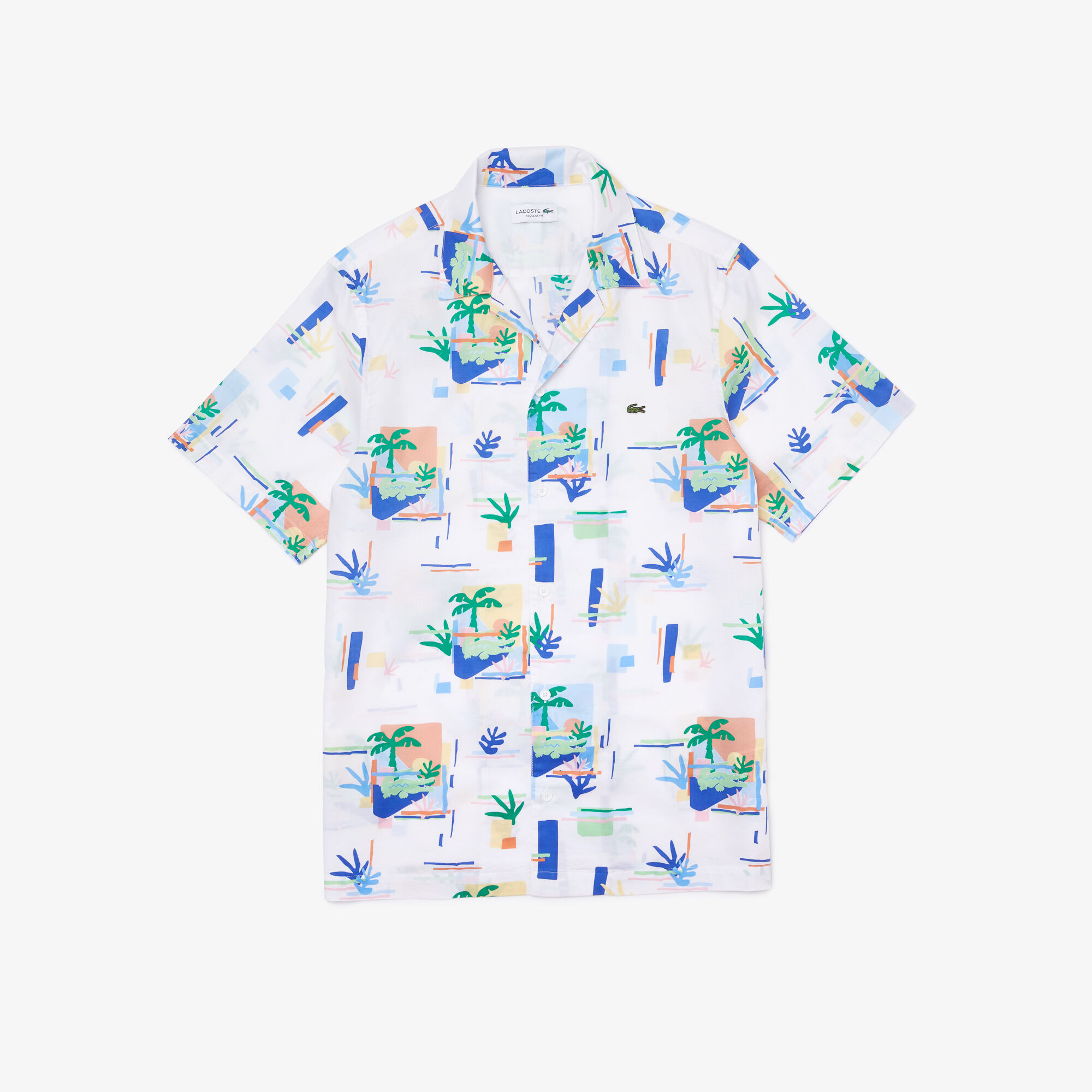Lacoste hawaiian shirt outlet