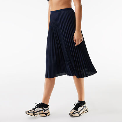 Women's Elasticised Waist Flowing Pleated Skirt
