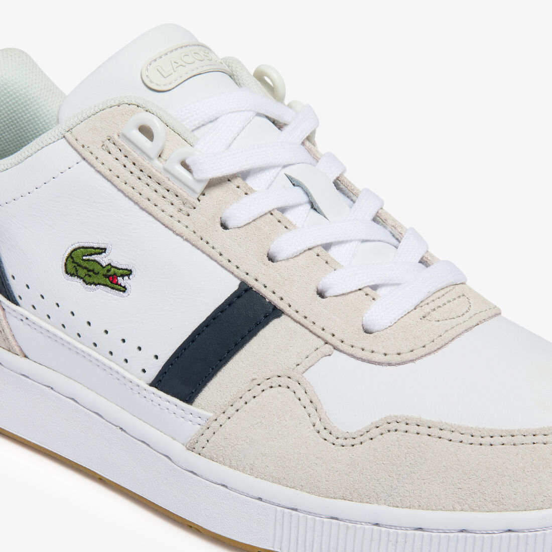 Women's T-Clip Tricolour Leather and Suede Trainers Women's T-Clip Tricolour Leather and Suede Trainers