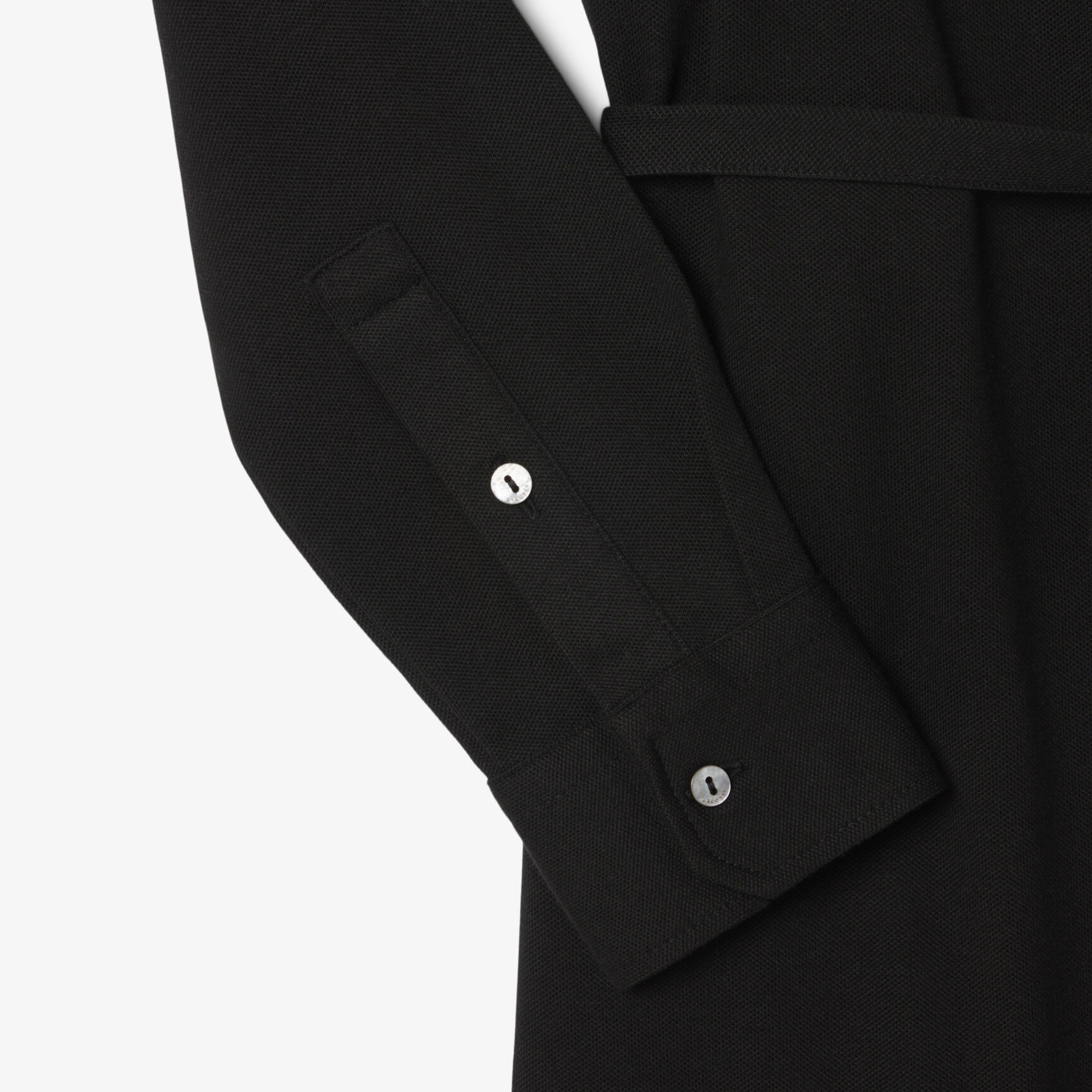 Slim Fit Polo Collar Wrap Dress