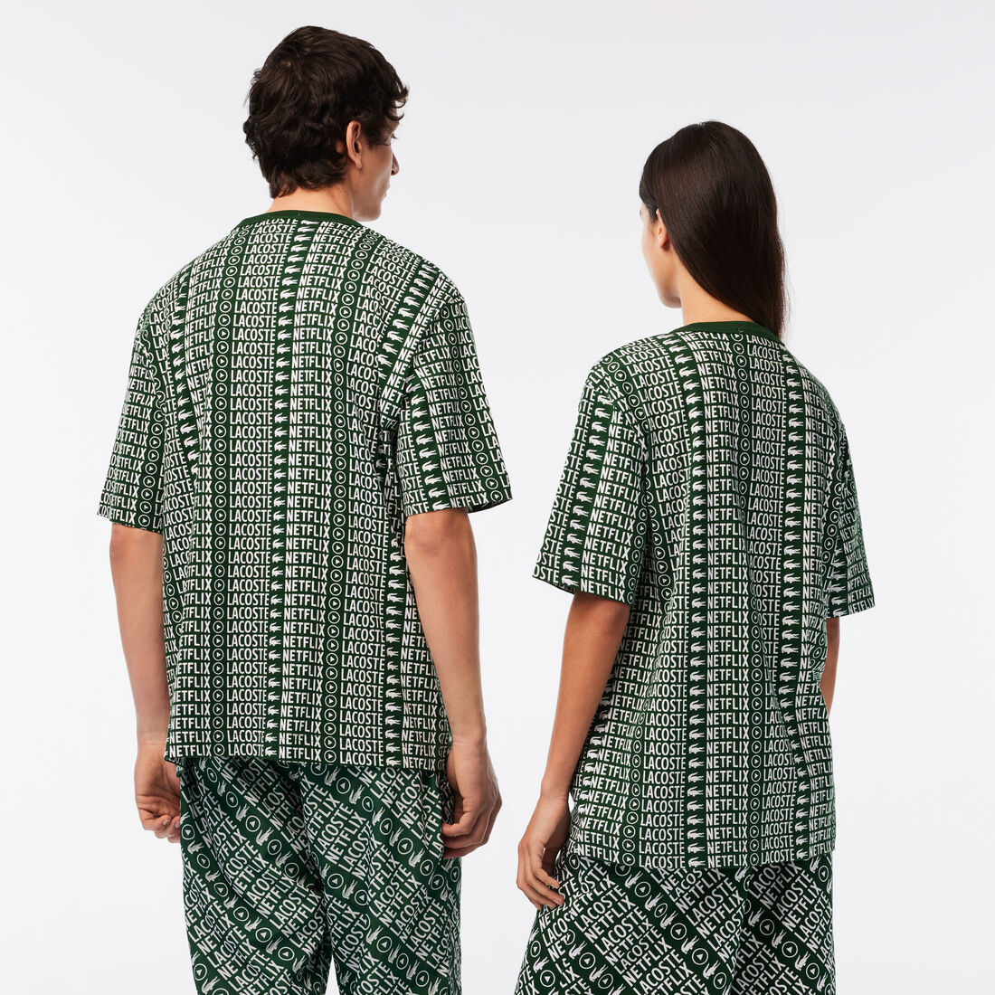 Unisex Lacoste x Netflix Loose Fit Printed T-shirt Unisex Lacoste x Netflix Loose Fit Printed T-shirt