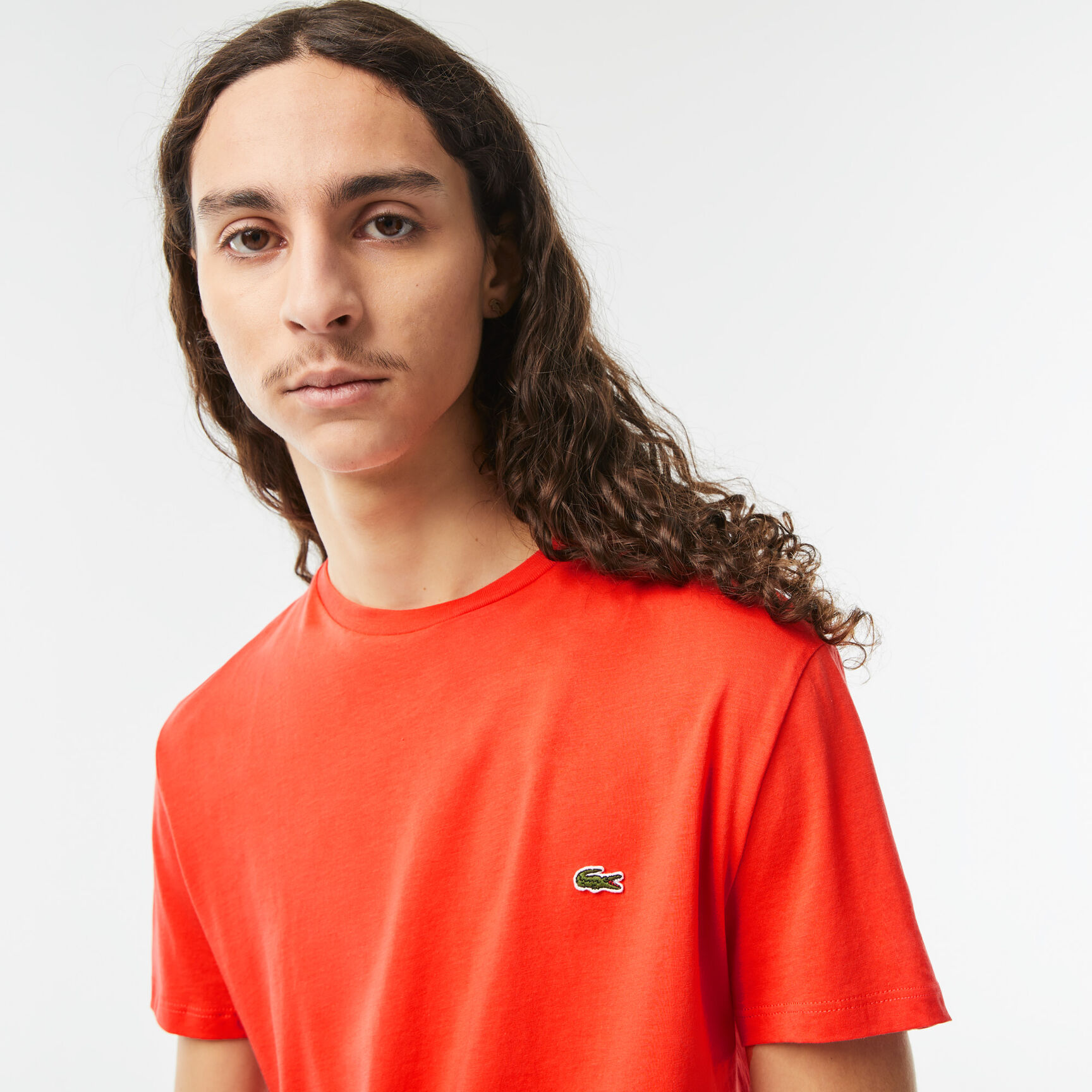 Buy Men's Crew Neck Pima Cotton Jersey Tshirt Lacoste SA