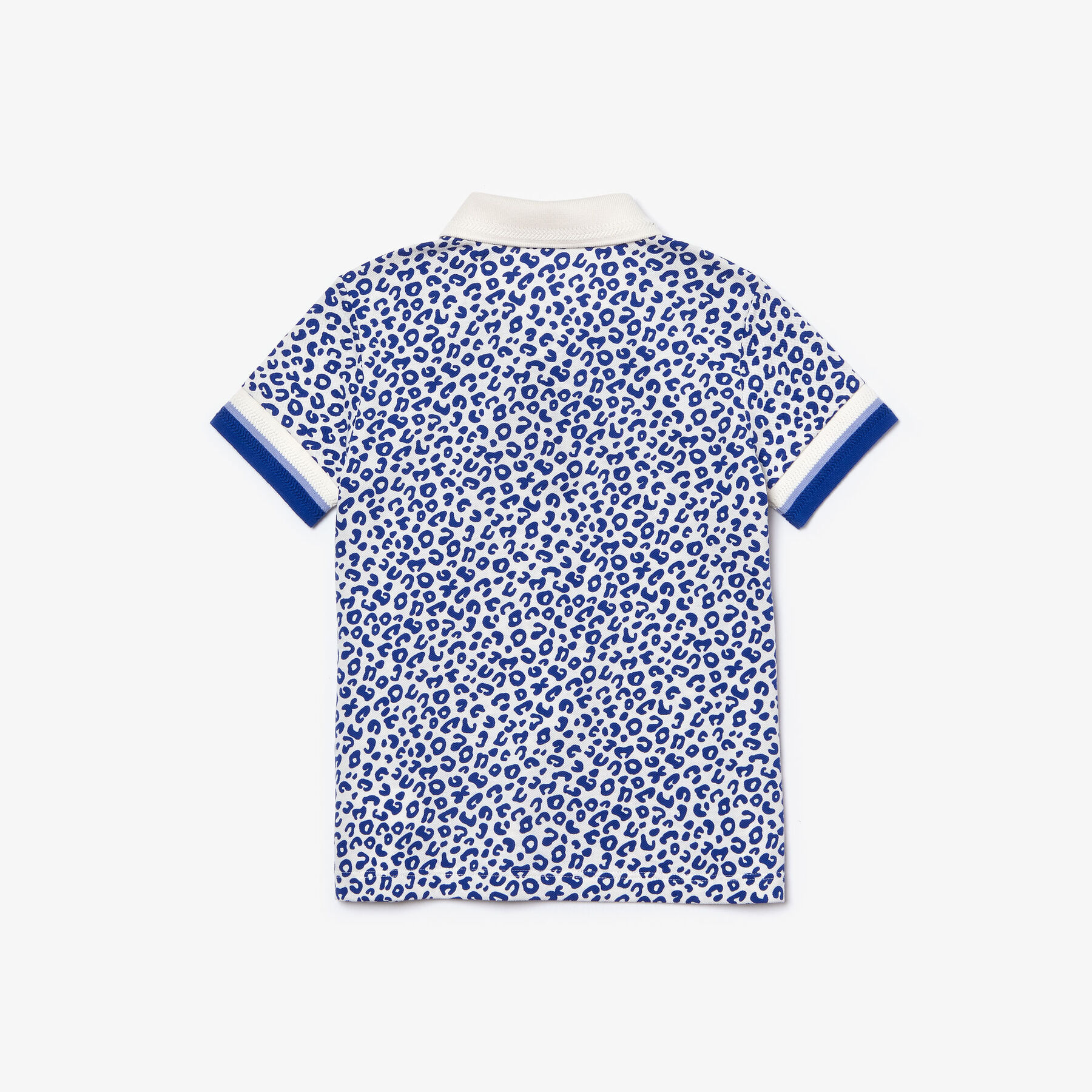 girl s leopard print lacoste polo shirt