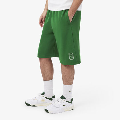 lacoste relaxed fit double face pique shorts