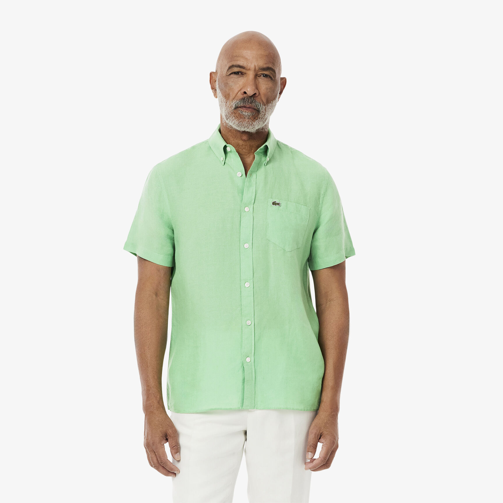 Short Sleeved Linen Shirt