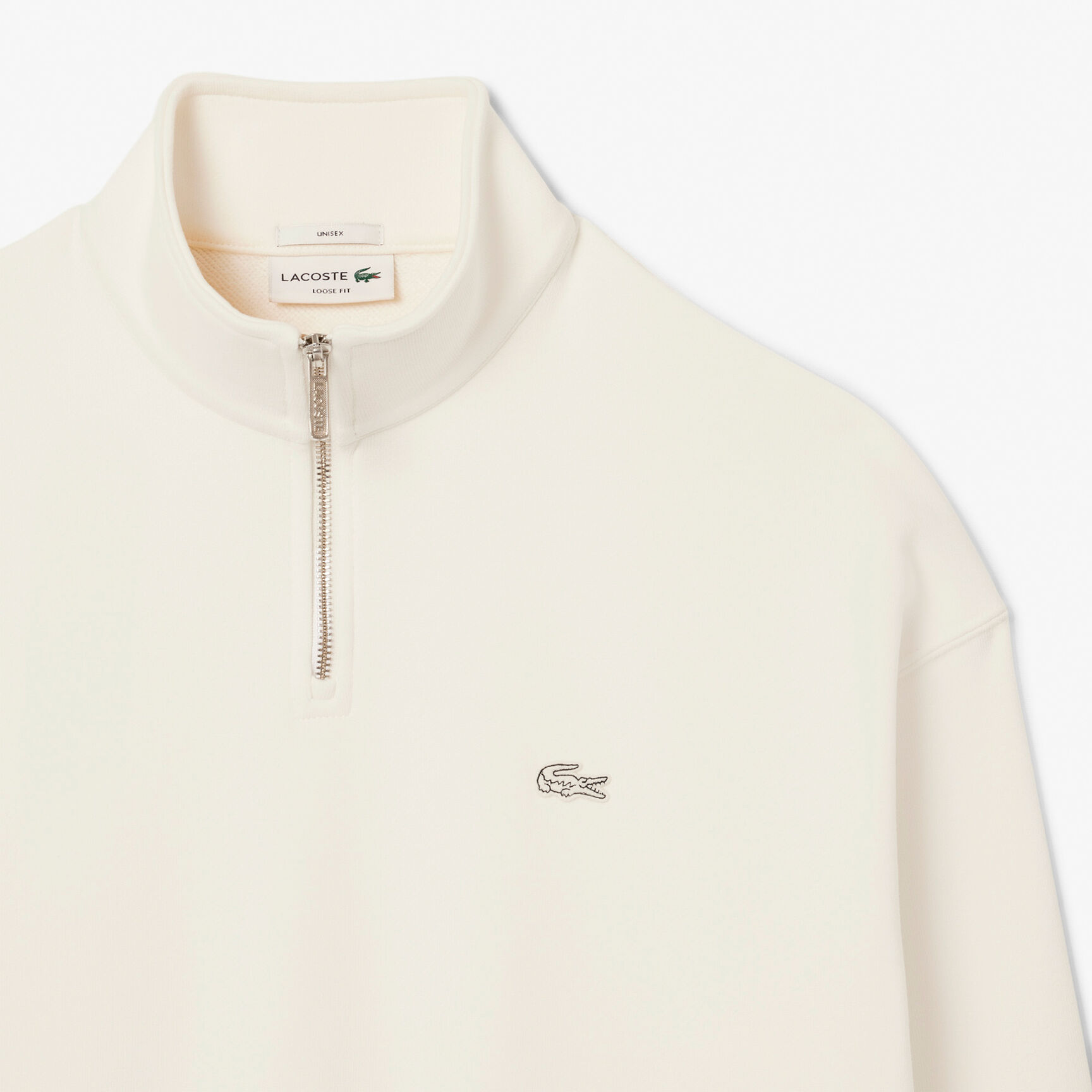 Heavy Fleece Zipper Neck Sweatshirt