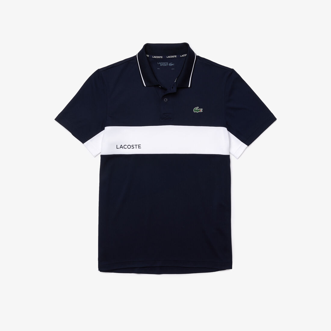 Men’s Lacoste SPORT Colourblock Breathable Resistant Polo Shirt Men’s Lacoste SPORT Colourblock Breathable Resistant Polo Shirt