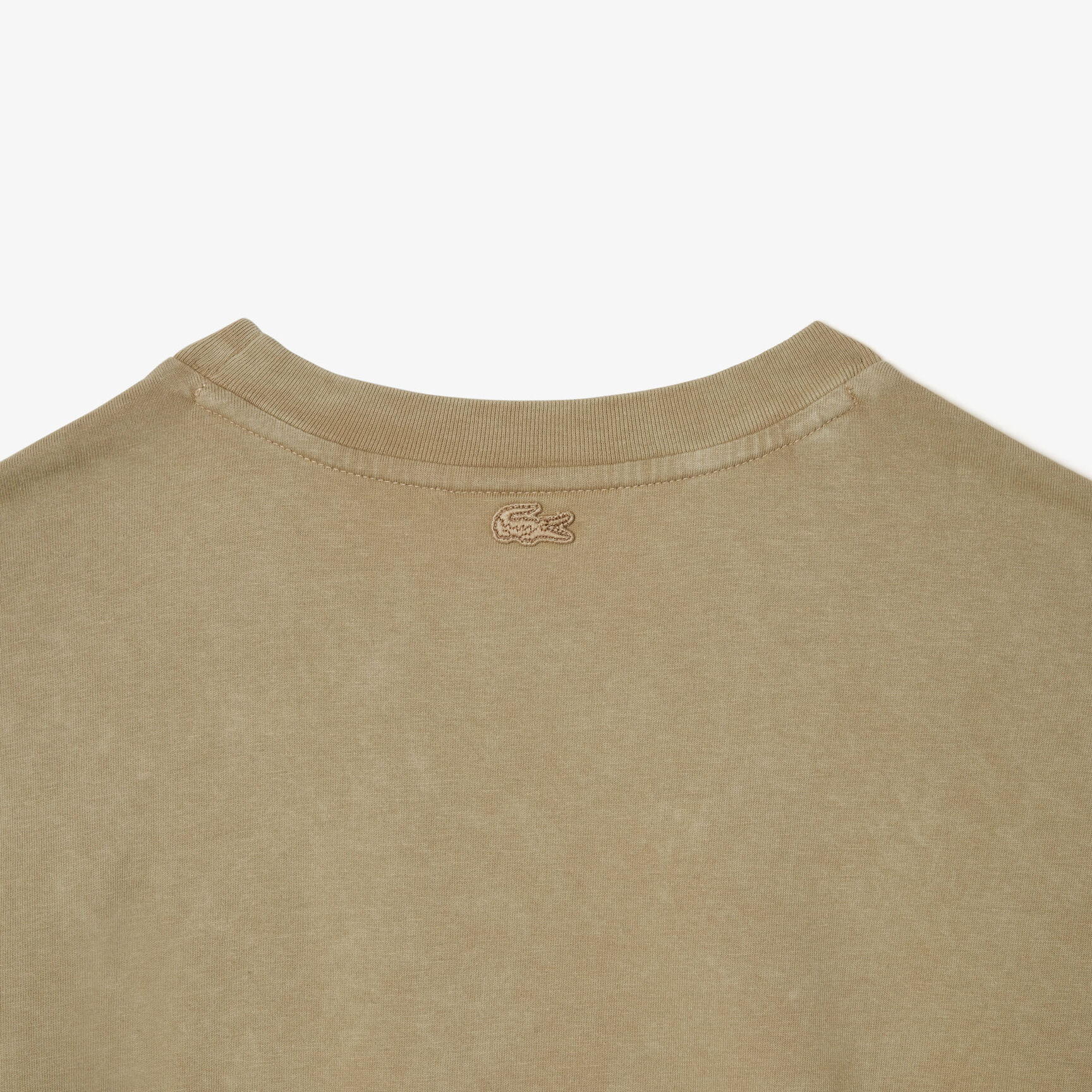 Oversized Wash Effect Badge T-shirt