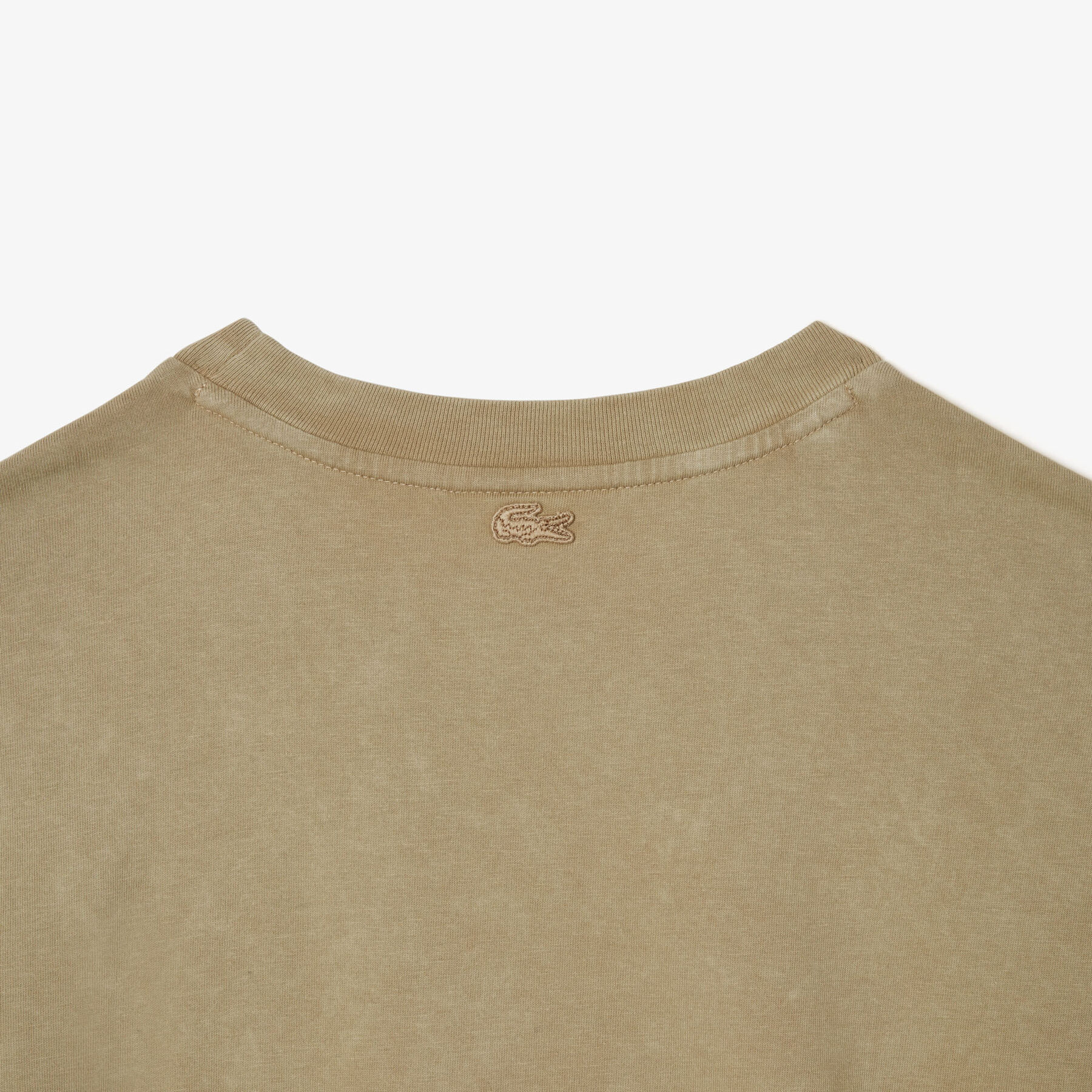 Oversized Wash Effect Badge T-shirt