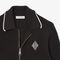 Zipped Cotton Badge Accent Sweater lacoste zipped cotton badge accent sweater