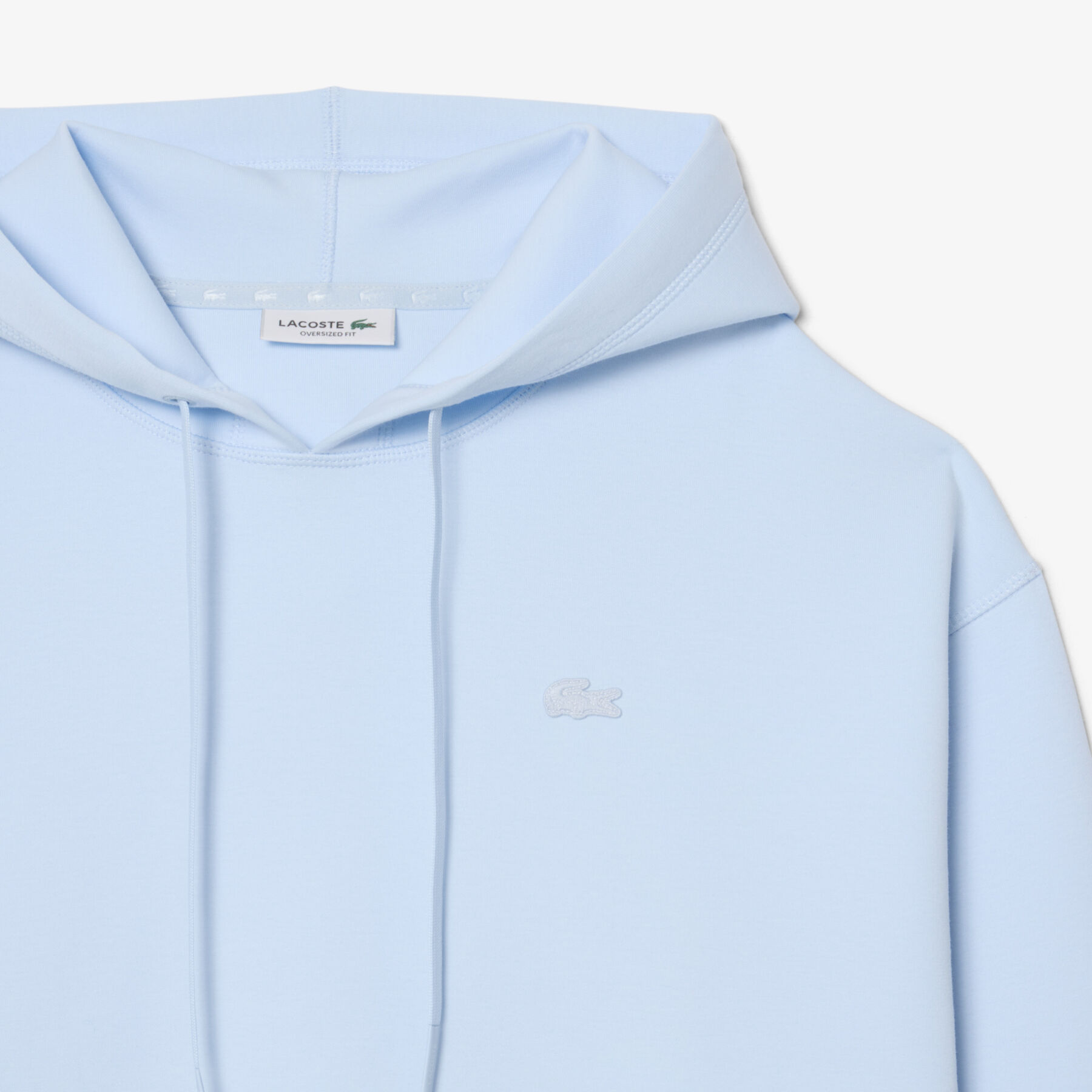 Oversized Adjustable Hoodie lacoste oversized adjustable hoodie