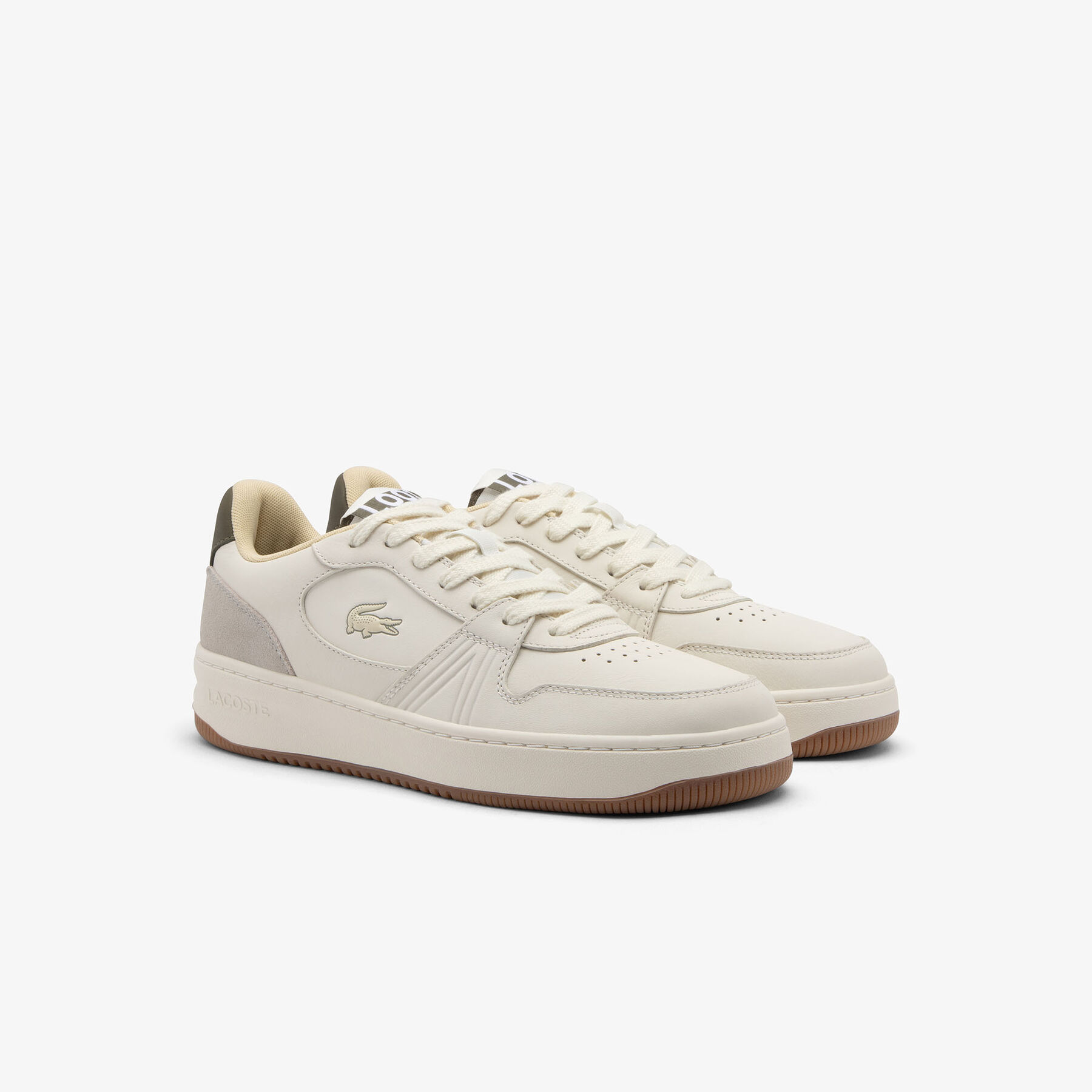 رجالي L001 Set جلد سنيكرز Men's L001 Set Leather Sneakers - 50SMA0098-2R1