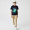 lacoste men s crew neck landscape print cotton t shirt