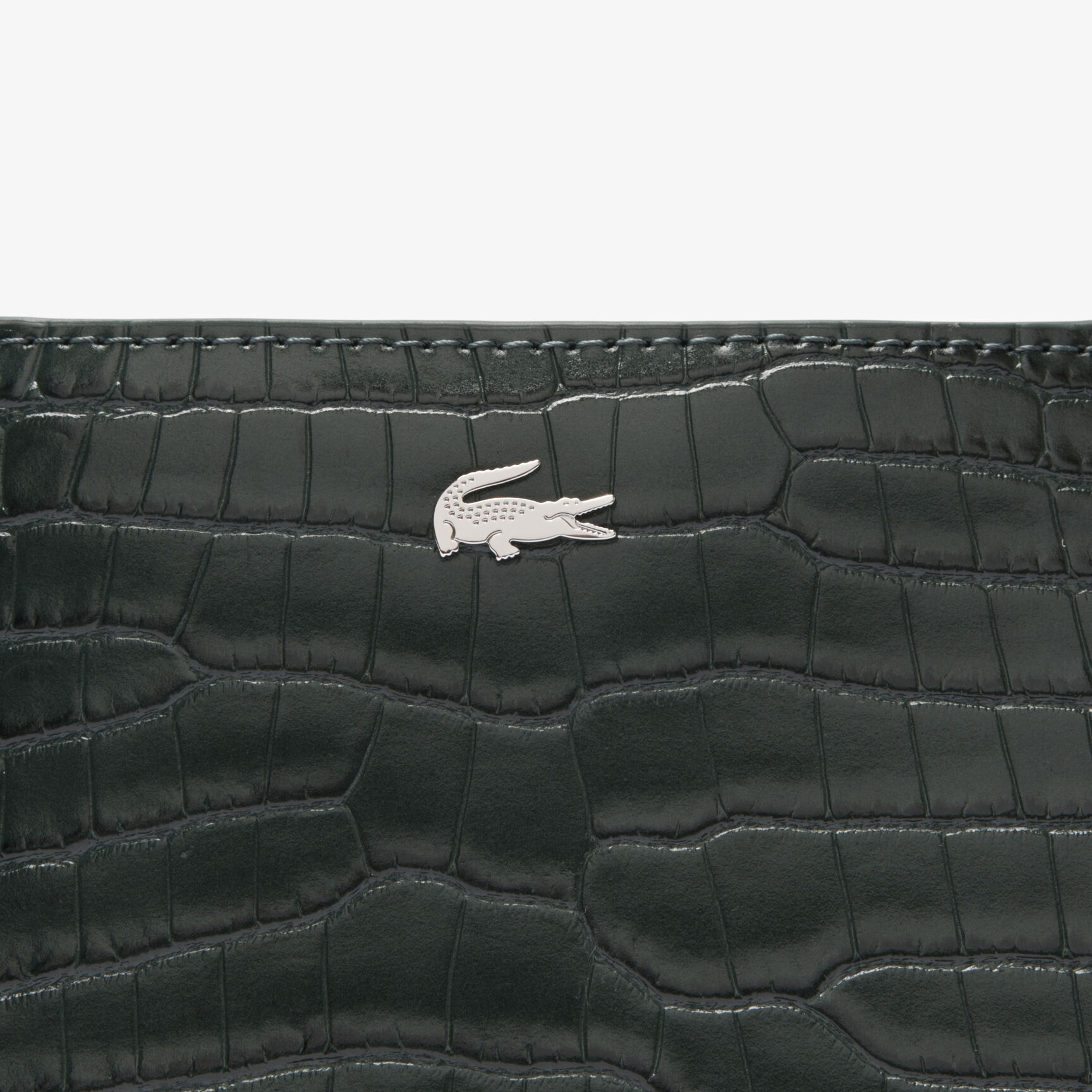 Small Chantaco Embossed Leather Half Moon Bag