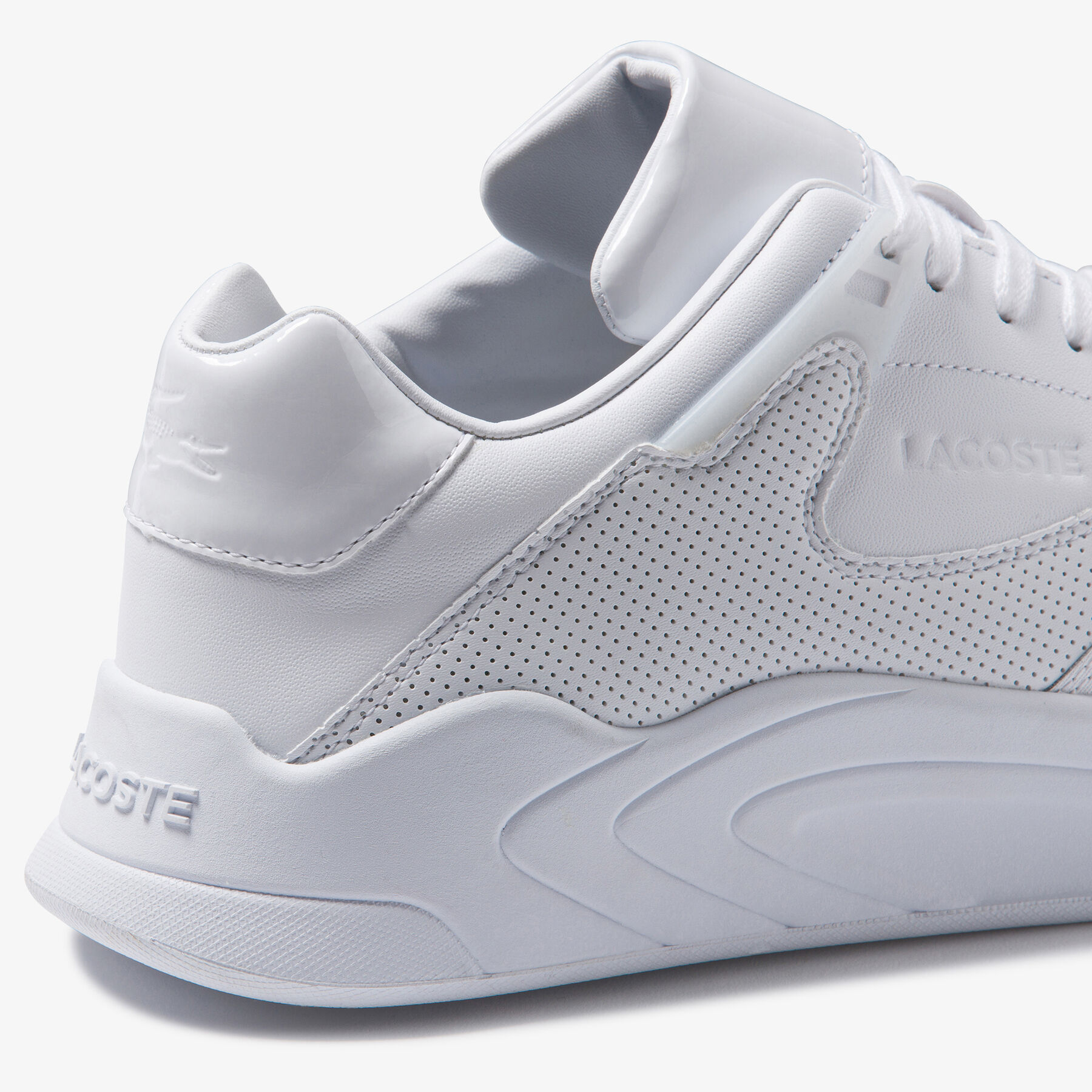 lacoste men s court slam tonal leather sneakers