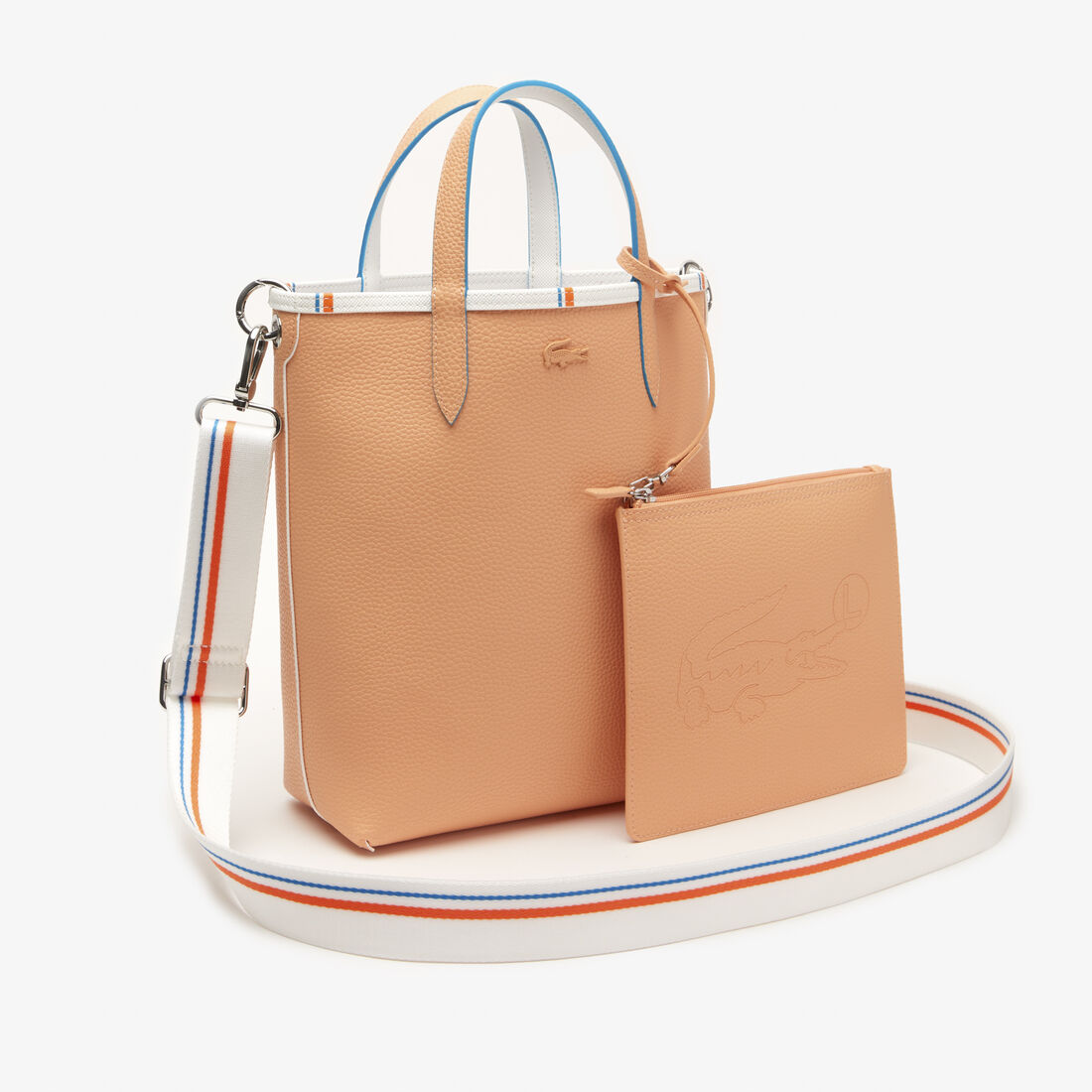 Women’s Lacoste Anna Reversible Vertical Tote with Pouch Women’s Lacoste Anna Reversible Vertical Tote with Pouch