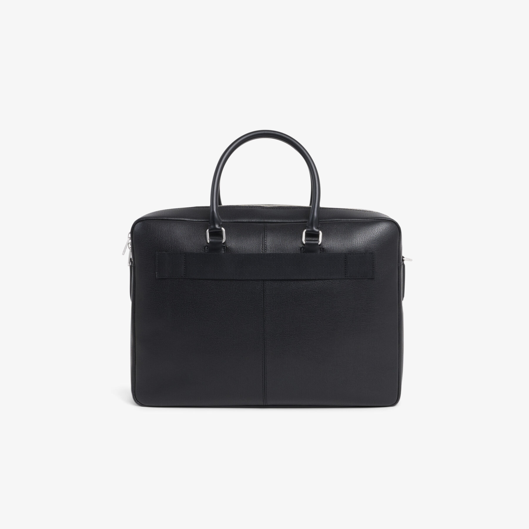 lacoste ossian leather laptop bag