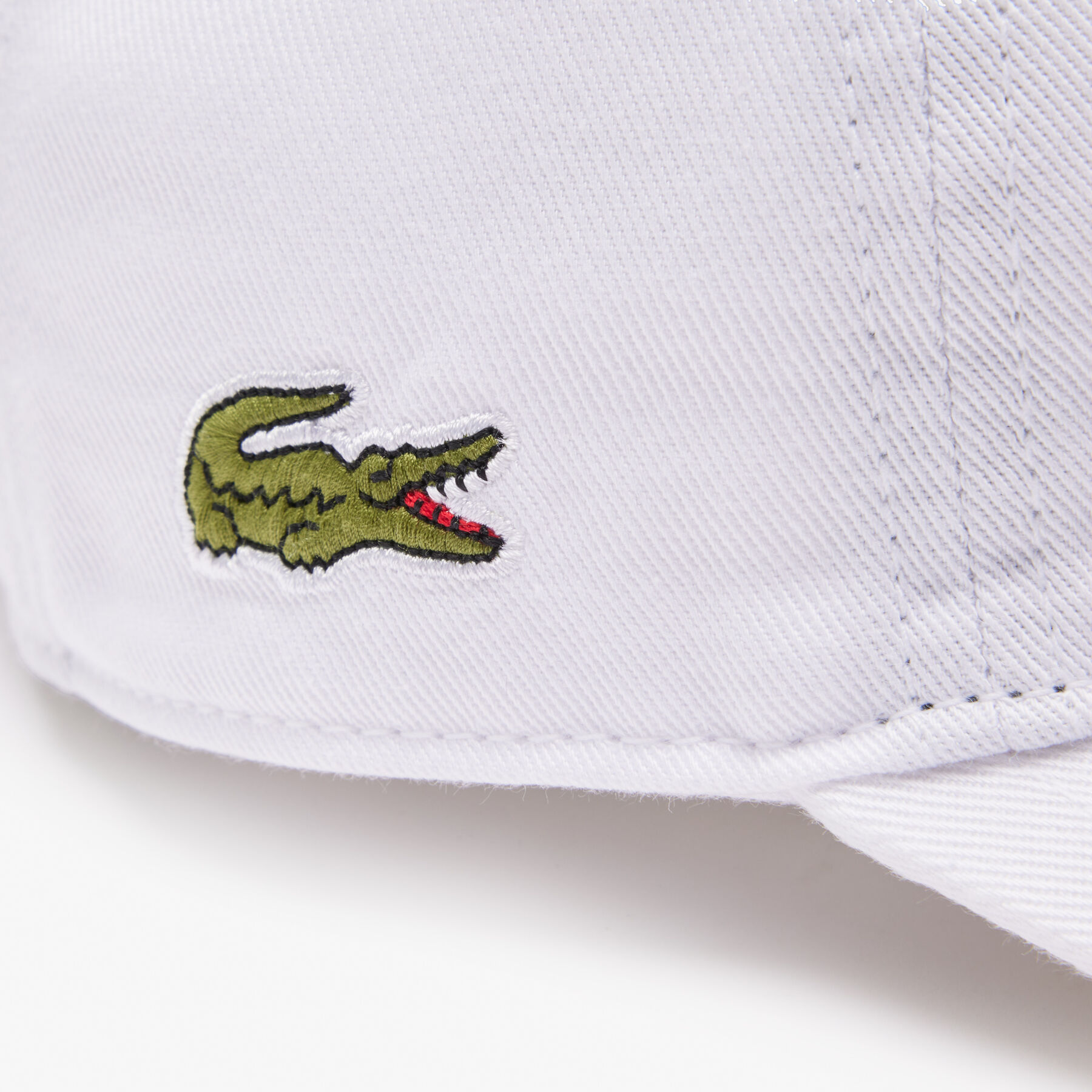 lacoste kids  solid gabardine cap