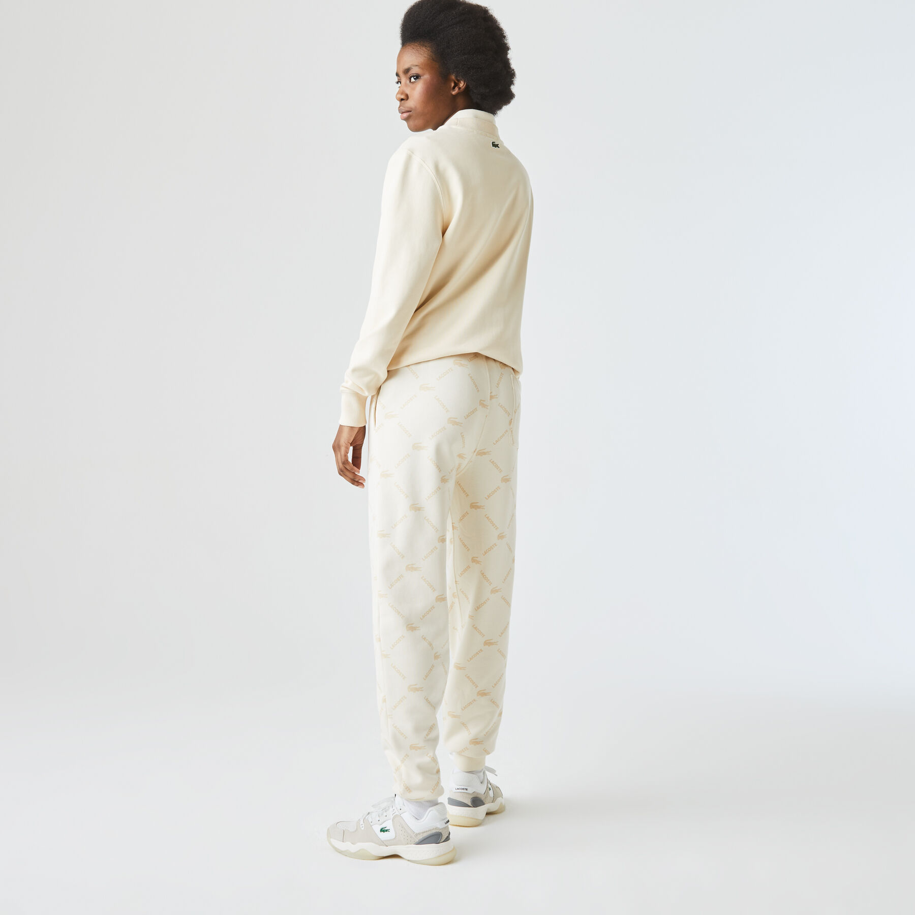 Unisex Lacoste LIVE Print Fleece Tracksuit Pants unisex lacoste live print fleece tracksuit pants