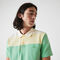 men s lacoste regular fit fresh colorblock cotton piqu  polo