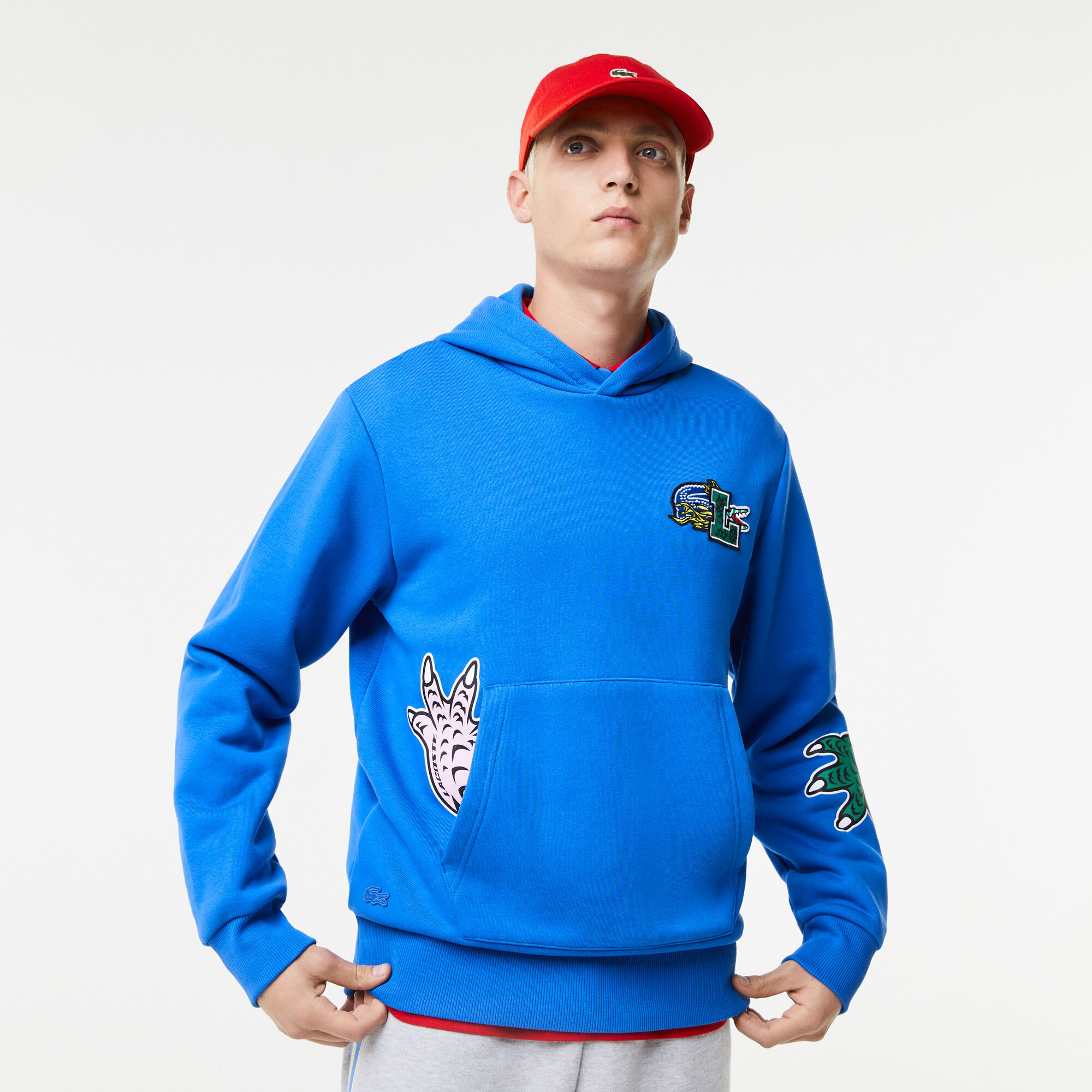Lacoste hooded sweatshirt hot sale