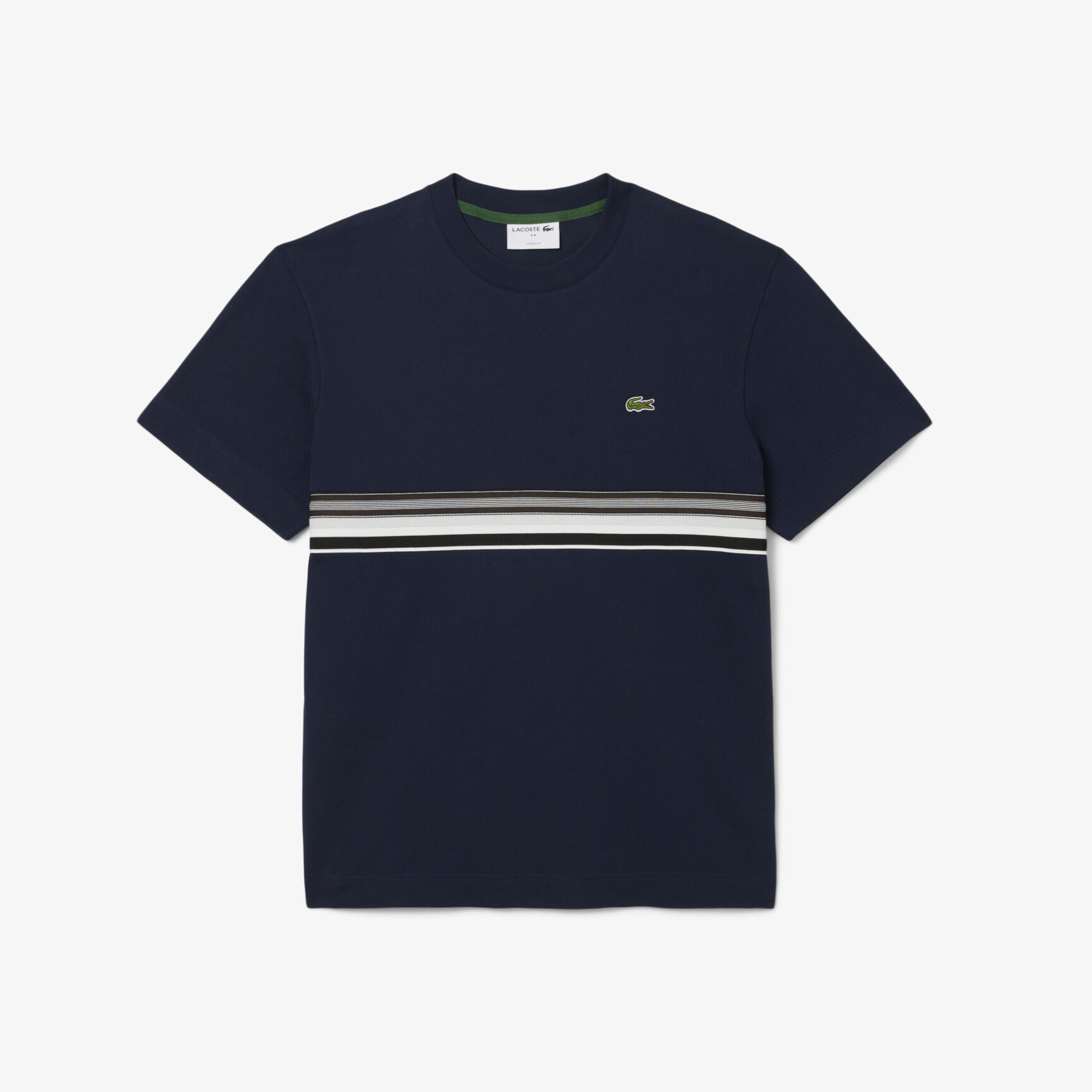 French Made Striped Band T-shirt