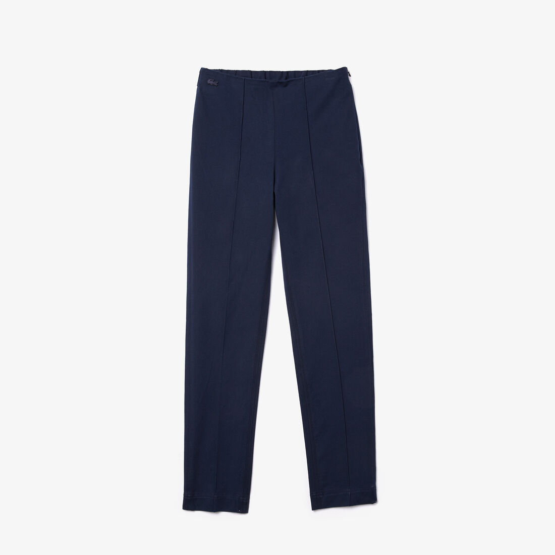 سروال ضيق من القطن المرن مزدان بطيات أنيقة للسيدات سروال ضيق من القطن المرن مزدان بطيات أنيقة للسيدات