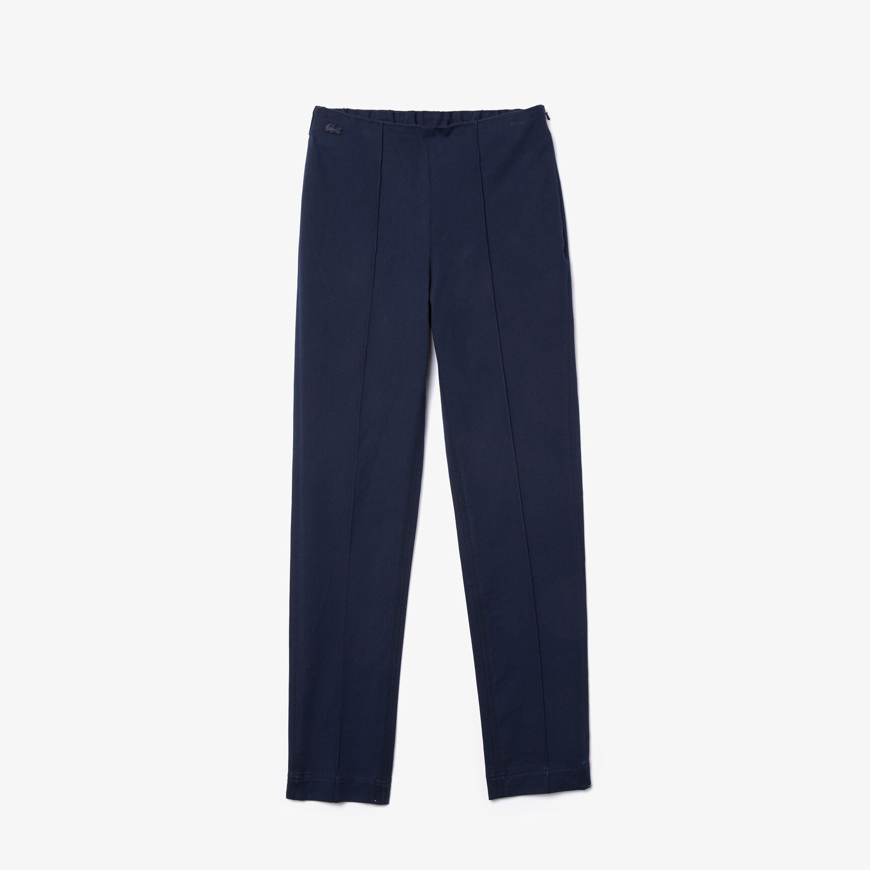 سروال ضيق من القطن المرن مزدان بطيات أنيقة للسيدات سروال ضيق من القطن المرن مزدان بطيات أنيقة للسيدات