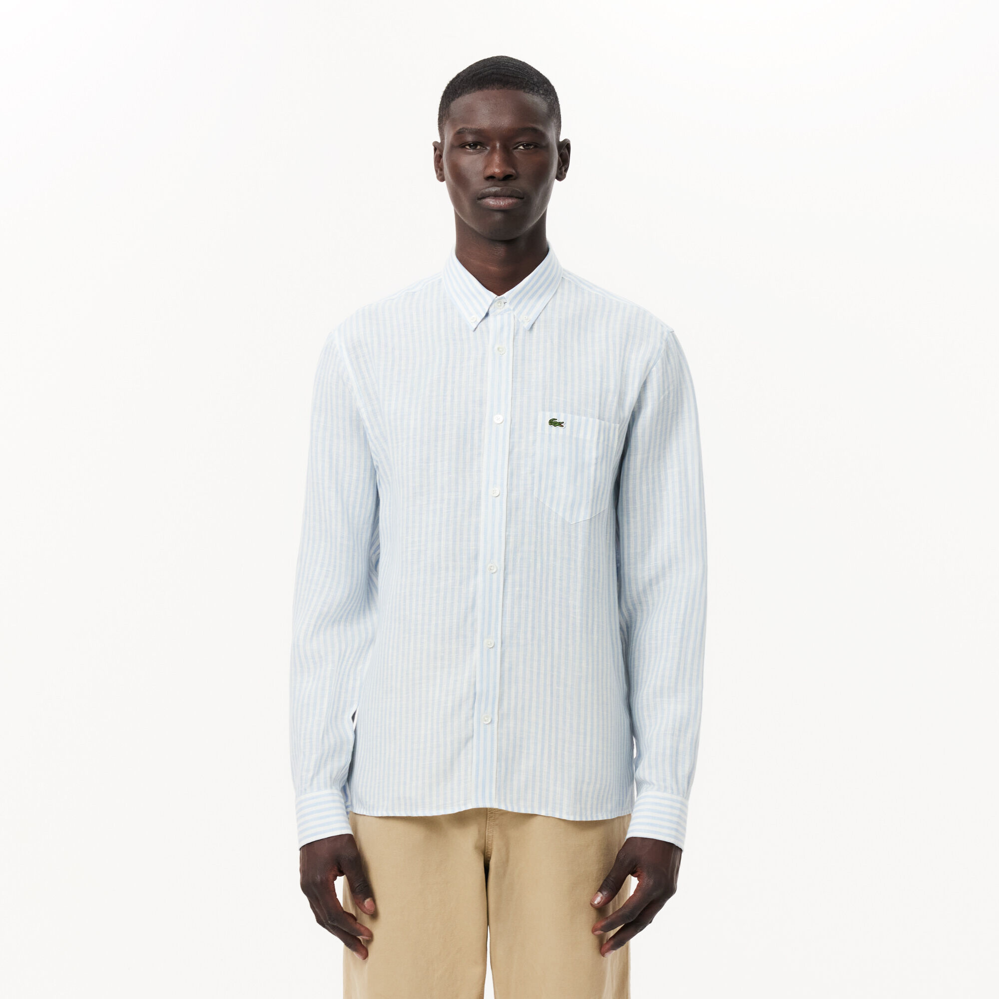 Find amazing products in Linen Shirts today Lacoste SA