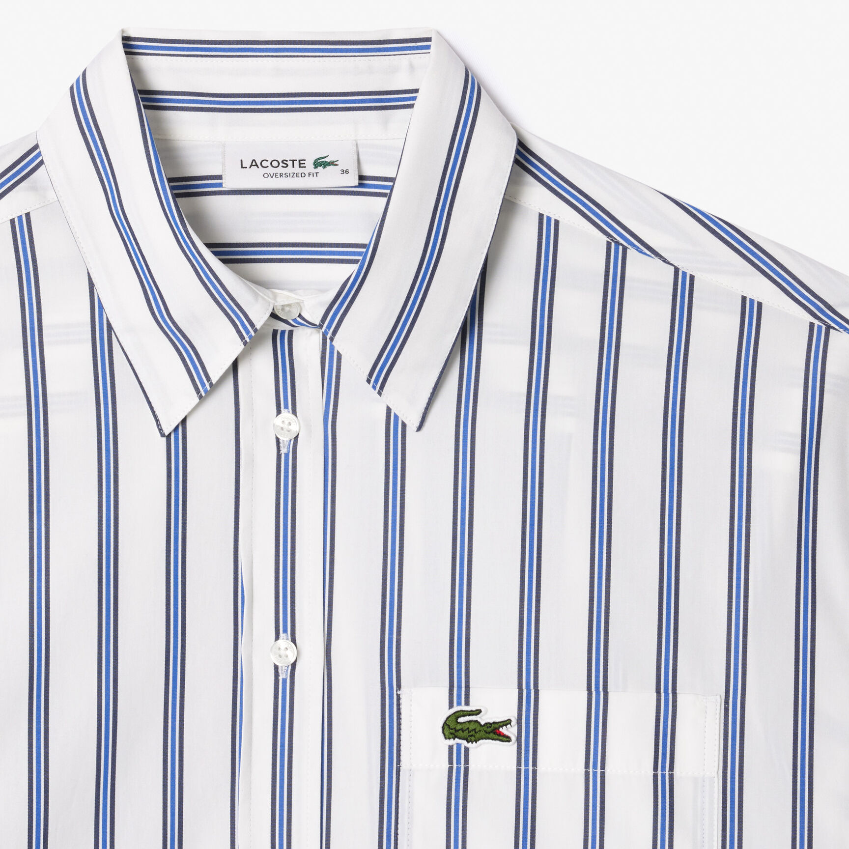 Oversized Fit Cotton Poplin Shirt