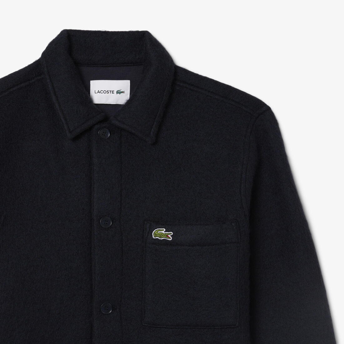Wool Blend Felt Overshirt Wool Blend Felt Overshirt