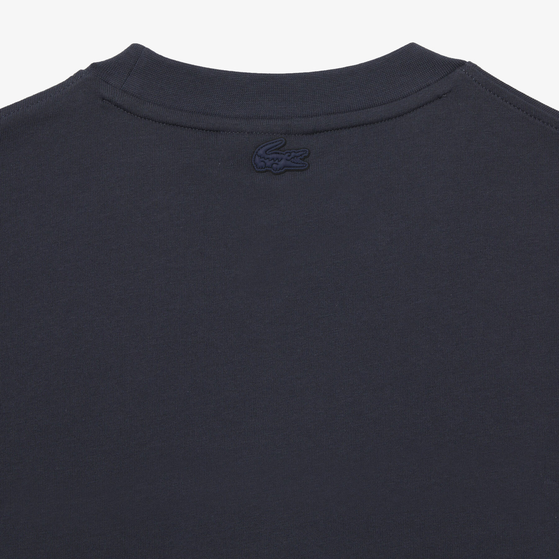 men s lacoste loose fit cotton jersey print t shirt