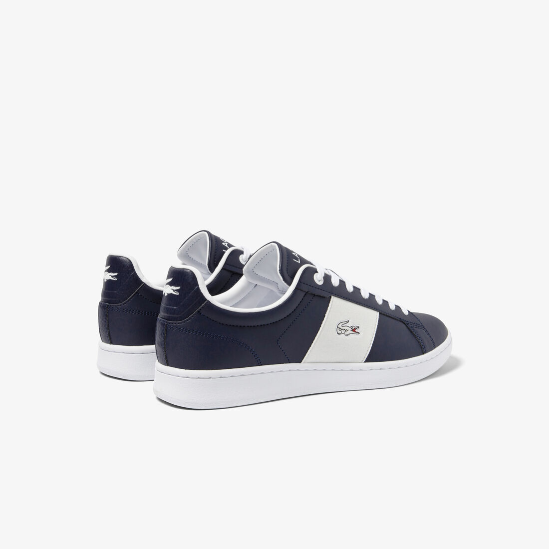 Men's Lacoste Carnaby Pro Leather Colour Contrast Trainers Men's Lacoste Carnaby Pro Leather Colour Contrast Trainers
