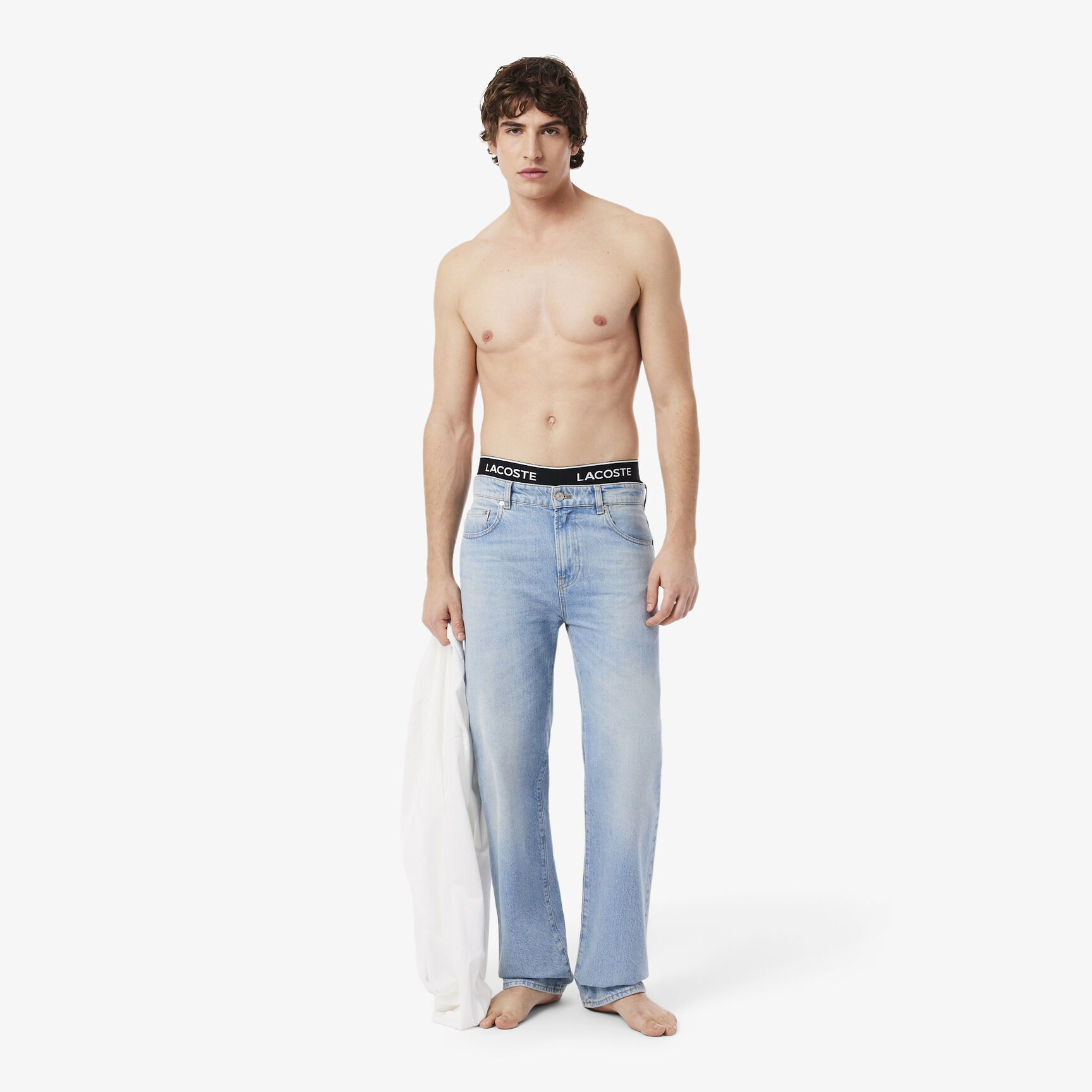 مجموعة من 7 سراويل داخلية بخصر بشعار الماركة